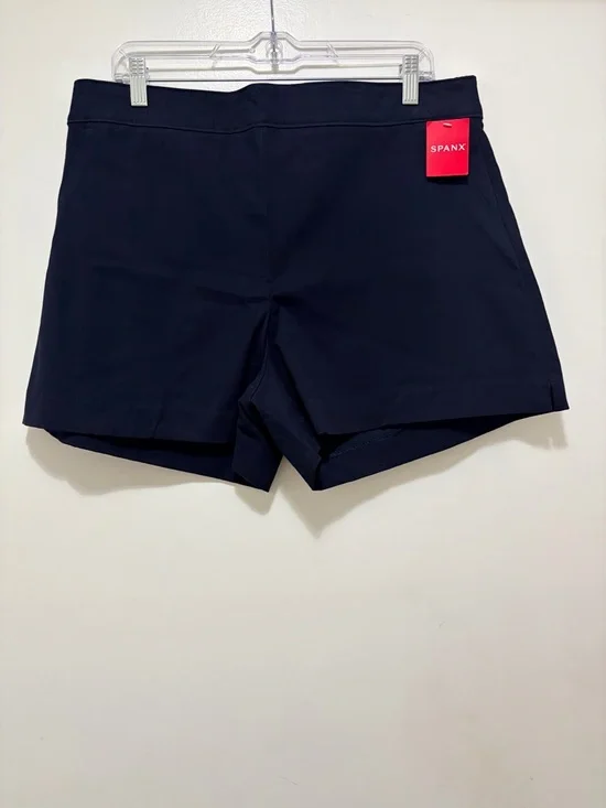 Spanx Polished 4” Shorts Classic Navy XL NWT - Picture 5 of 8